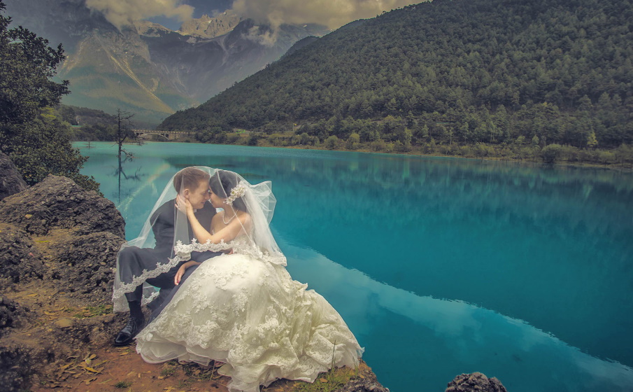 stunning landscapes for wedding photos